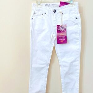 Epic Threads Big Girls Denim White Skinny  Jeans Size 8 NWT